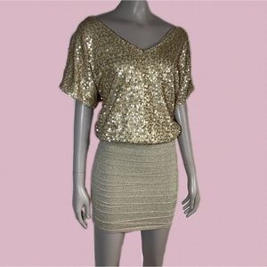 Y2K Sequin Party Dress